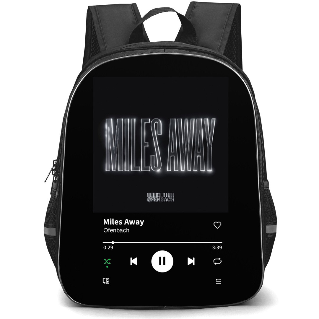 Ofenbach Backpack School Bag StudentPack - Ofenbach Miles Away Album Cover