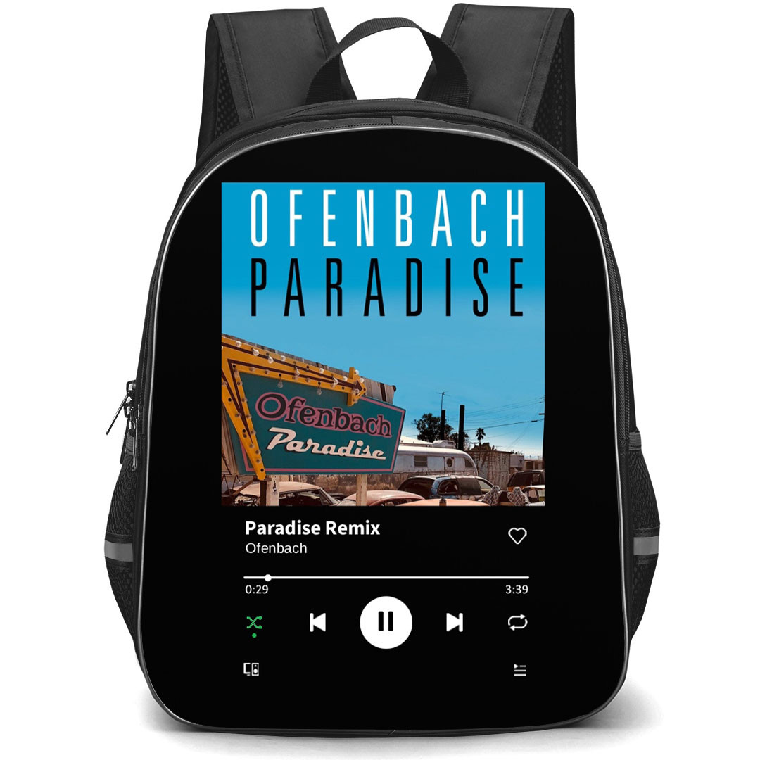 Ofenbach Backpack School Bag StudentPack - Ofenbach Paradise Remix Album Cover