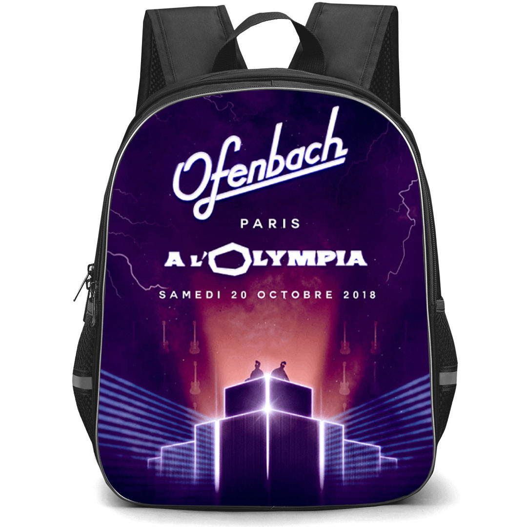 Ofenbach Backpack School Bag StudentPack - Ofenbach Paris Concert Poster