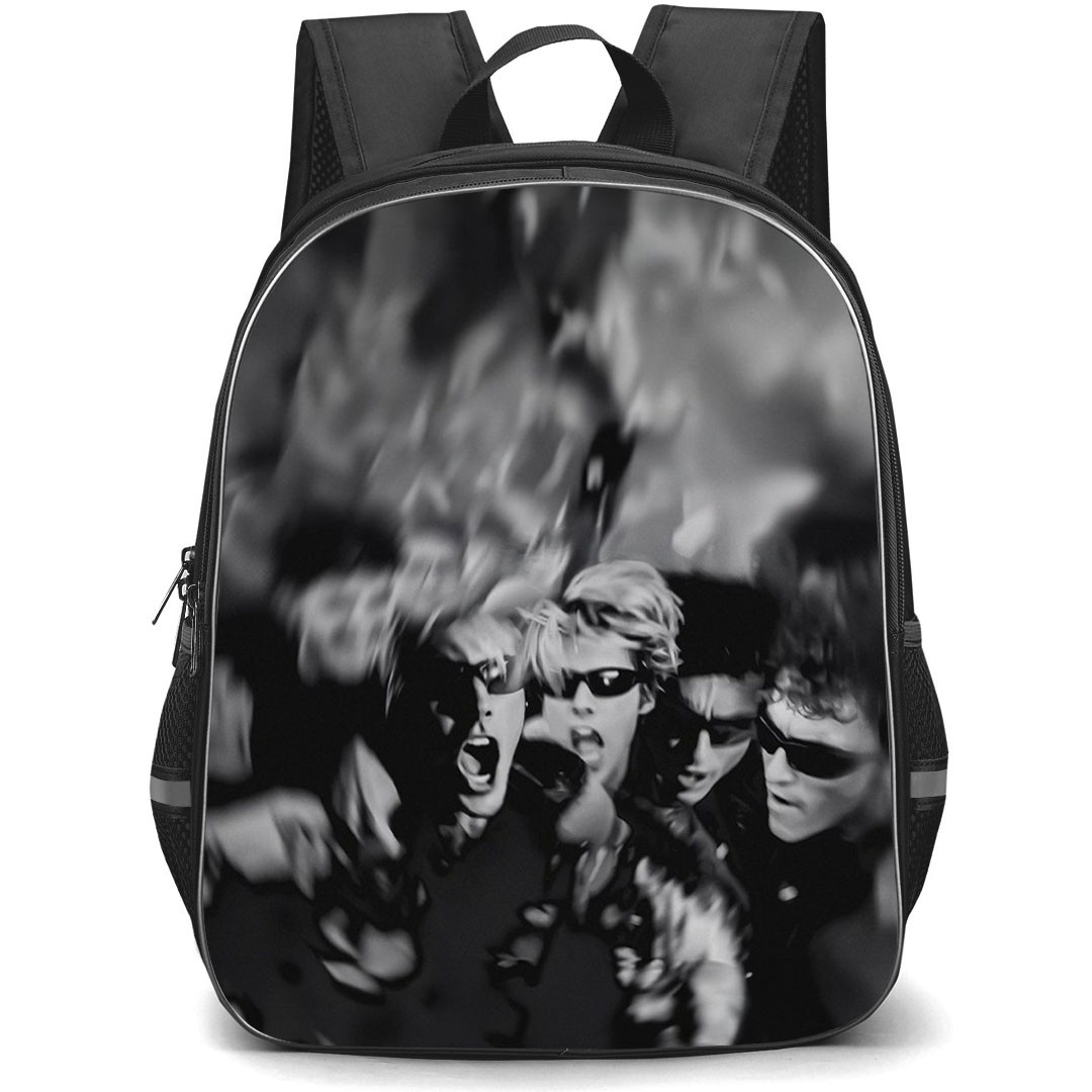 Ofenbach Backpack School Bag StudentPack - Ofenbach Partying Greyscale