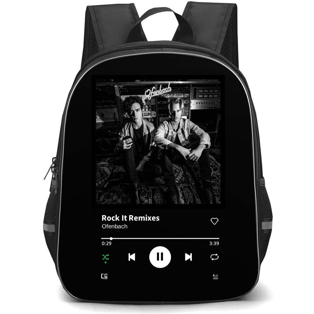 Ofenbach Backpack School Bag StudentPack - Ofenbach Rock It (Remixes) Album Cover