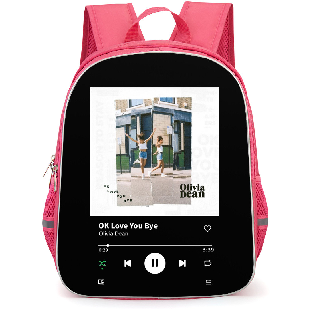 Olivia Dean Backpack School Bag StudentPack - Olivia Dean OK Love You Bye Album Cover