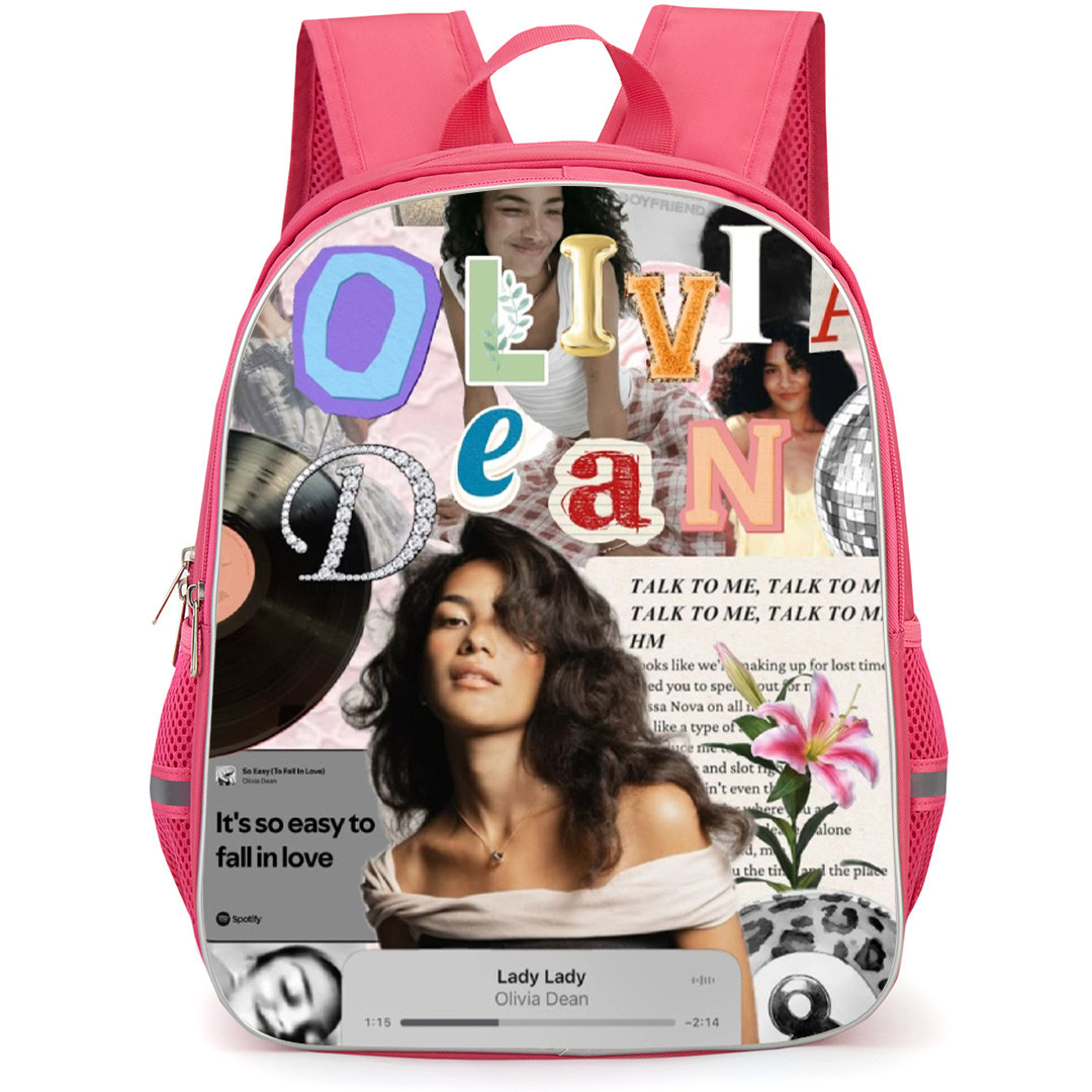 Olivia Dean Backpack School Bag StudentPack - Olivia Dean Talk To Me Collage