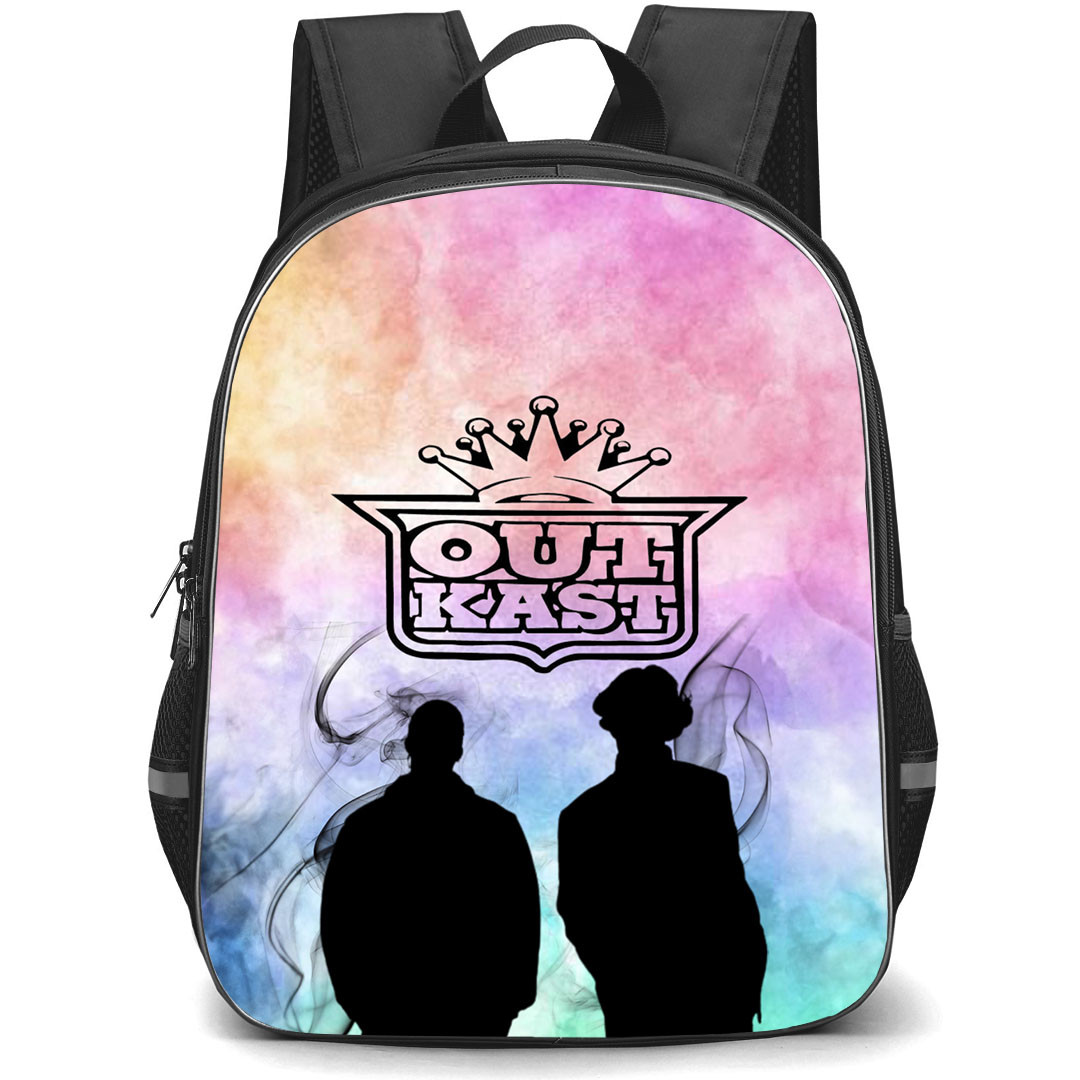 Outkast Backpack StudentPack - Outkast Big Boi And Andrei 3000 Silhouette Poster