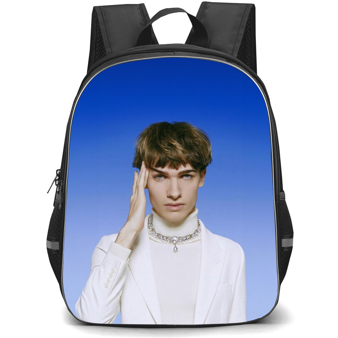 Pierre De Maere Backpack School Bag StudentPack - Pierre De Maere Hand On Head Portrait Poster
