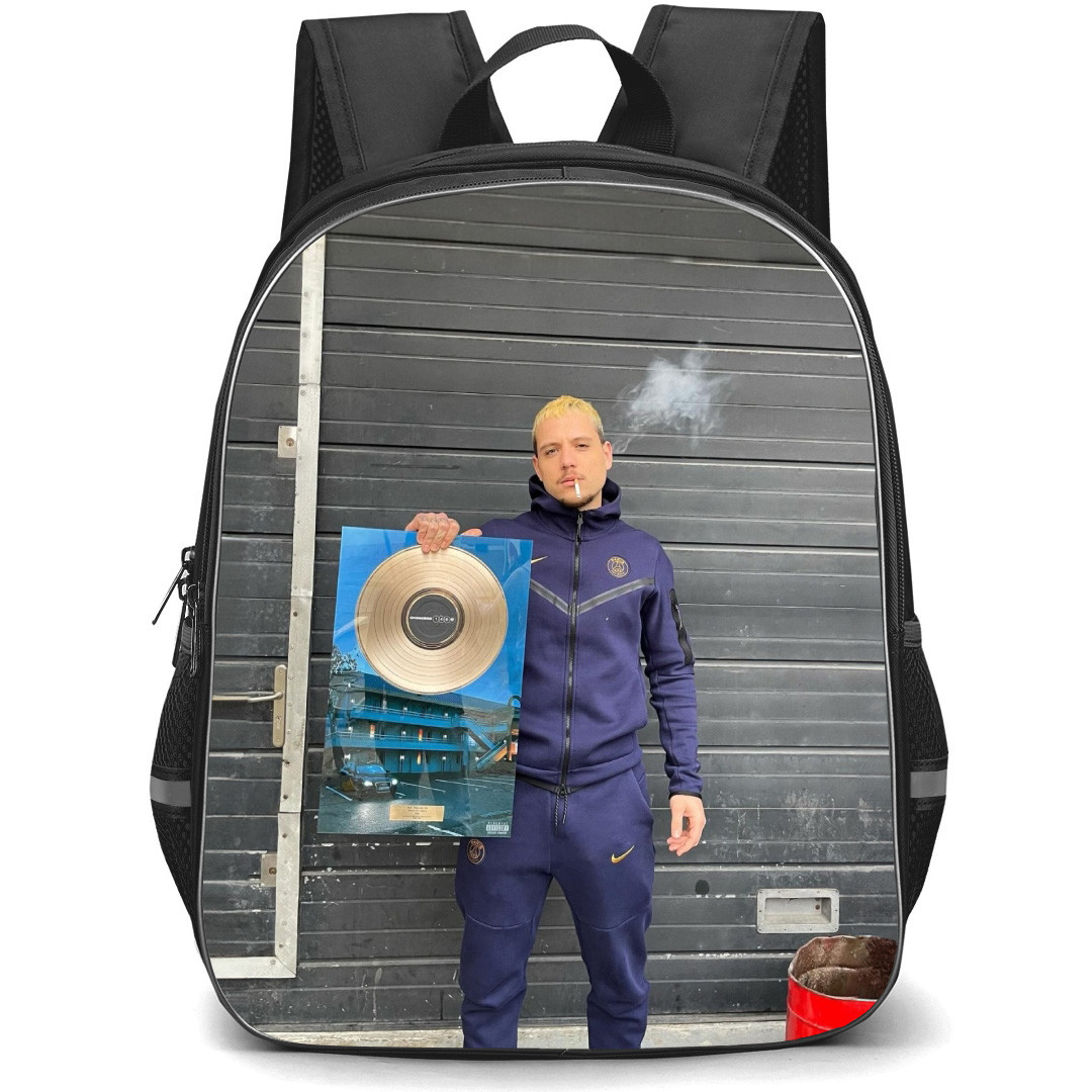 PLK Backpack School Bag StudentPack - PLK Holding Golden Record Plaque Pose