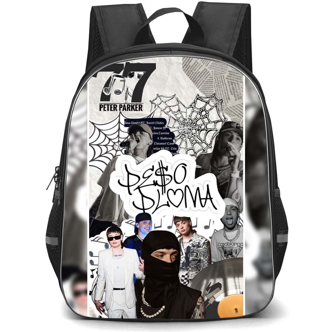 Peso Pluma Backpack StudentPack - Peso Pluma Fan Art Collage Poster