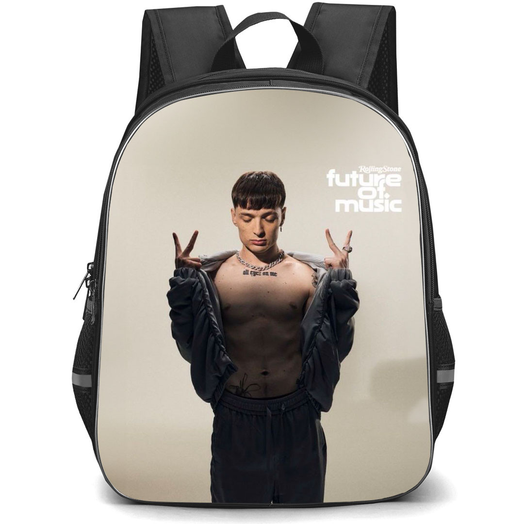 Peso Pluma Backpack StudentPack - Peso Pluma Rolling Stone Future of Music Poster