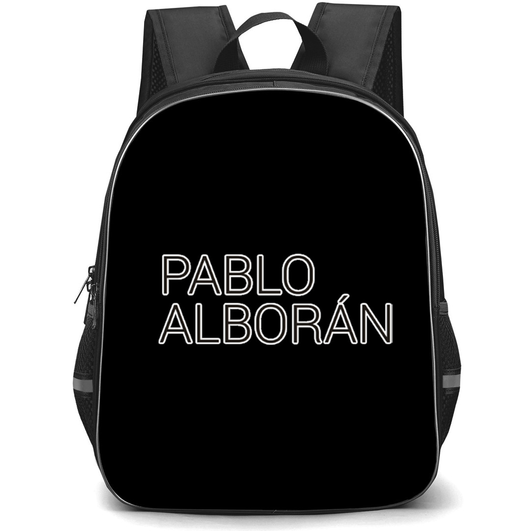 Pablo Albor?n Backpack School Bag StudentPack - Pablo Albor?n Brown Logo