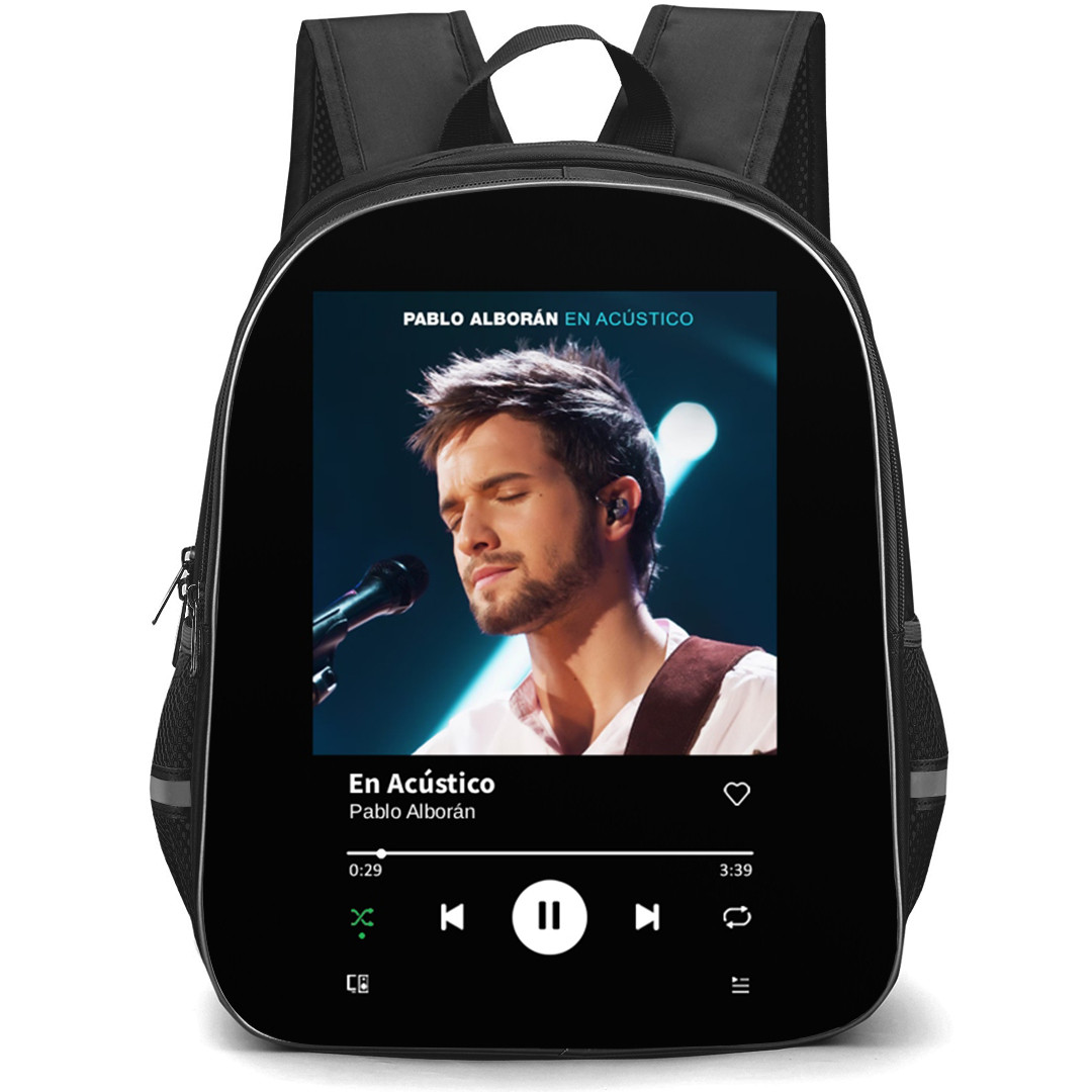 Pablo Albor?n Backpack School Bag StudentPack - Pablo Albor?n En Ac?stico Album Cover