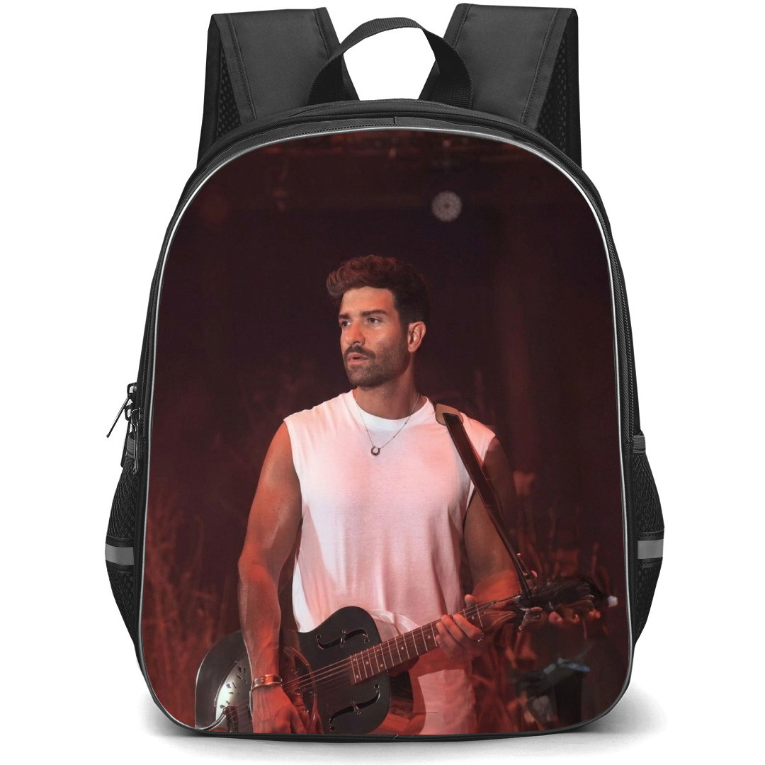 Pablo Albor?n Backpack School Bag StudentPack - Pablo Albor?n Holding Guitar Pose