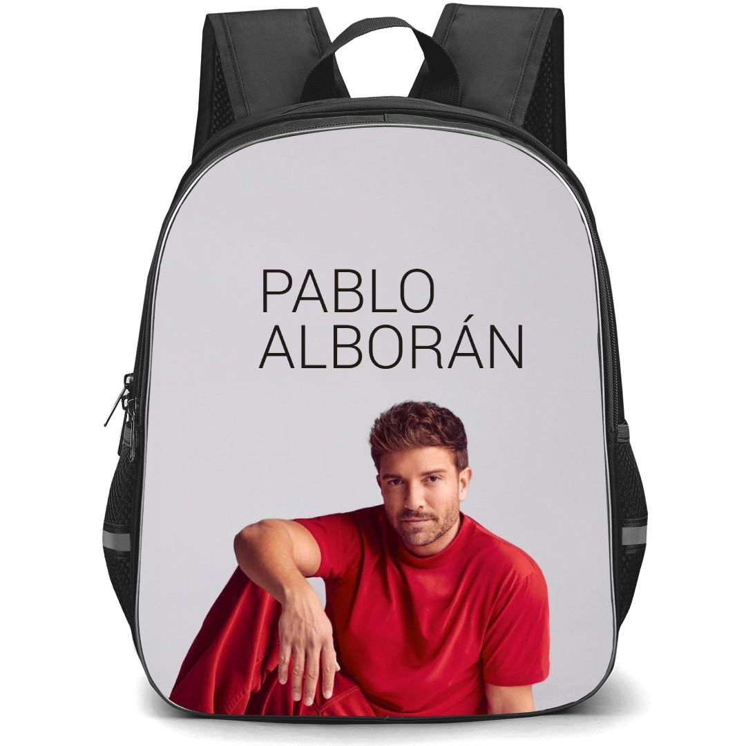 Pablo Albor?n Backpack School Bag StudentPack - Pablo Albor?n KM0 Album Art White Background