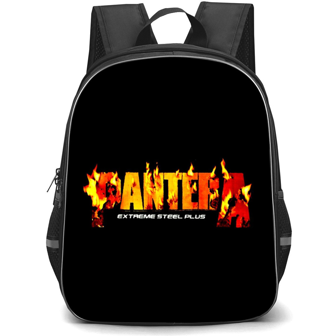 Pantera Backpack School Bag StudentPack - Extreme Steel Plus Wordmark