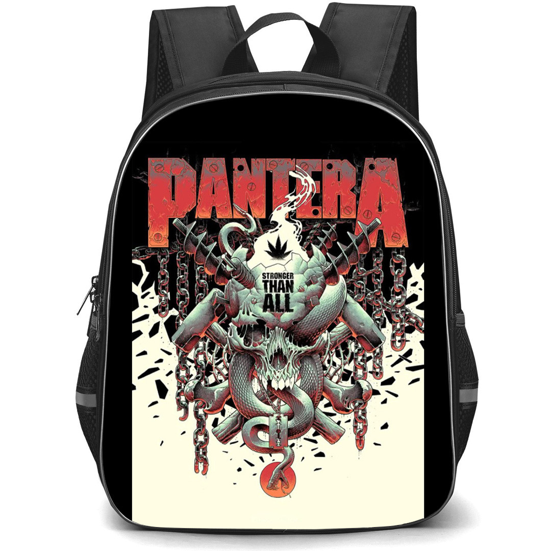 Pantera Backpack School Bag StudentPack - Stranger Than All Band Poster