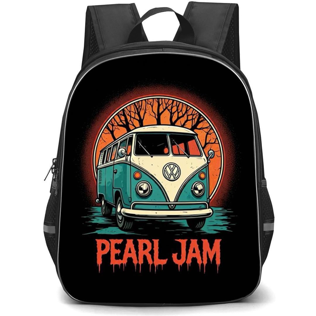 Pearl Jam Backpack School Bag StudentPack - Volkswagen Van Band Poster