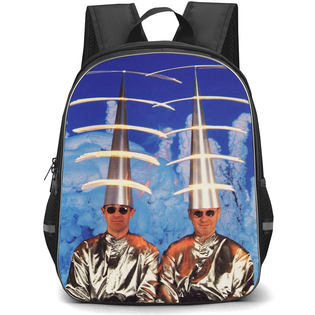 Pet Shop Boys Backpack School Bag StudentPack - Pet Shop Boys Metal Hats Poster