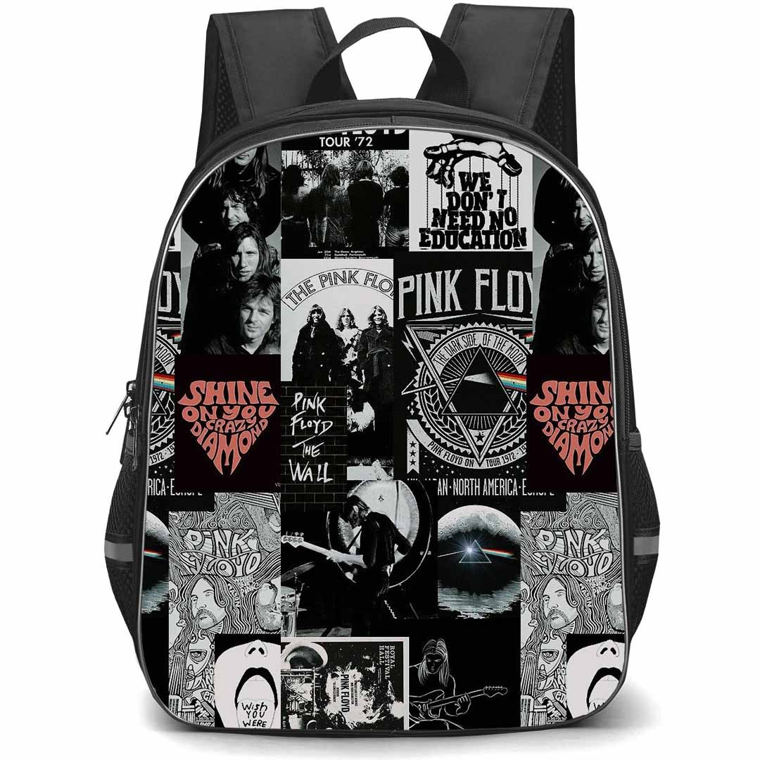 Pink Floyd Backpack StudentPack - Pink Floyd Album Cover Collage Poster