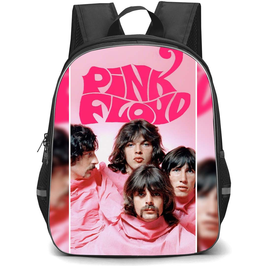 Pink Floyd Backpack StudentPack - Pink Floyd Band Member Wear Pink Costume On Pink Background