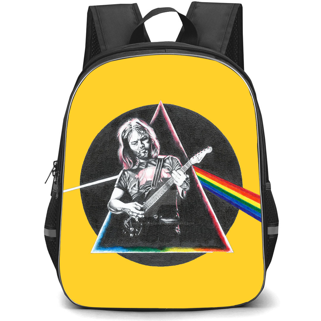 Pink Floyd David Gilmour Backpack StudentPack - Pink Floyd David Gilmour The Dark Side Of Moon Sticker