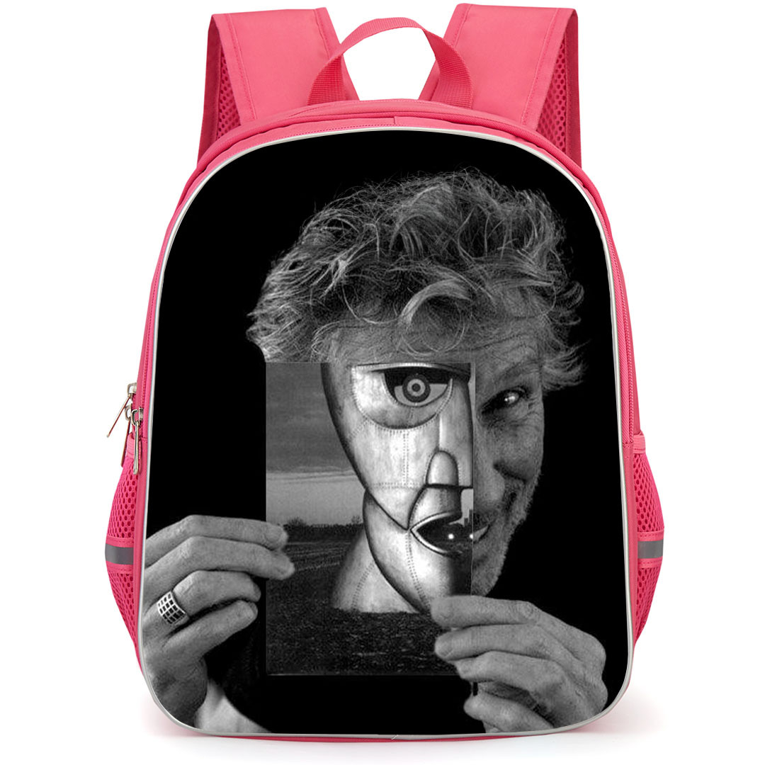 Pink Floyd Roger Waters Backpack StudentPack - Pink Floyd Roger Waters On The Division Bell Grayscale Poster