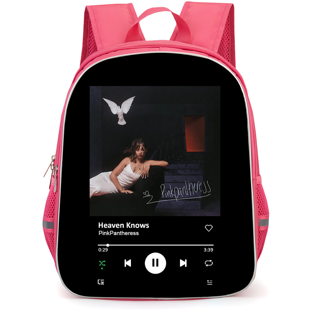 PinkPantheress Backpack School Bag StudentPack - PinkPantheress Heaven Knows Album Cover Poster