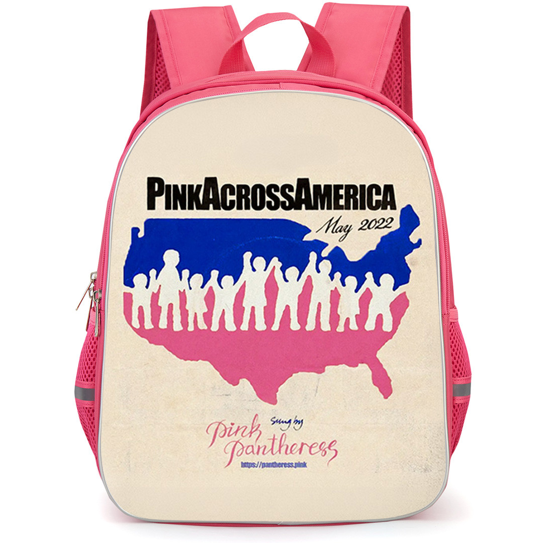 PinkPantheress Backpack School Bag StudentPack - PinkPantheress Pink Across America 2022 Poster