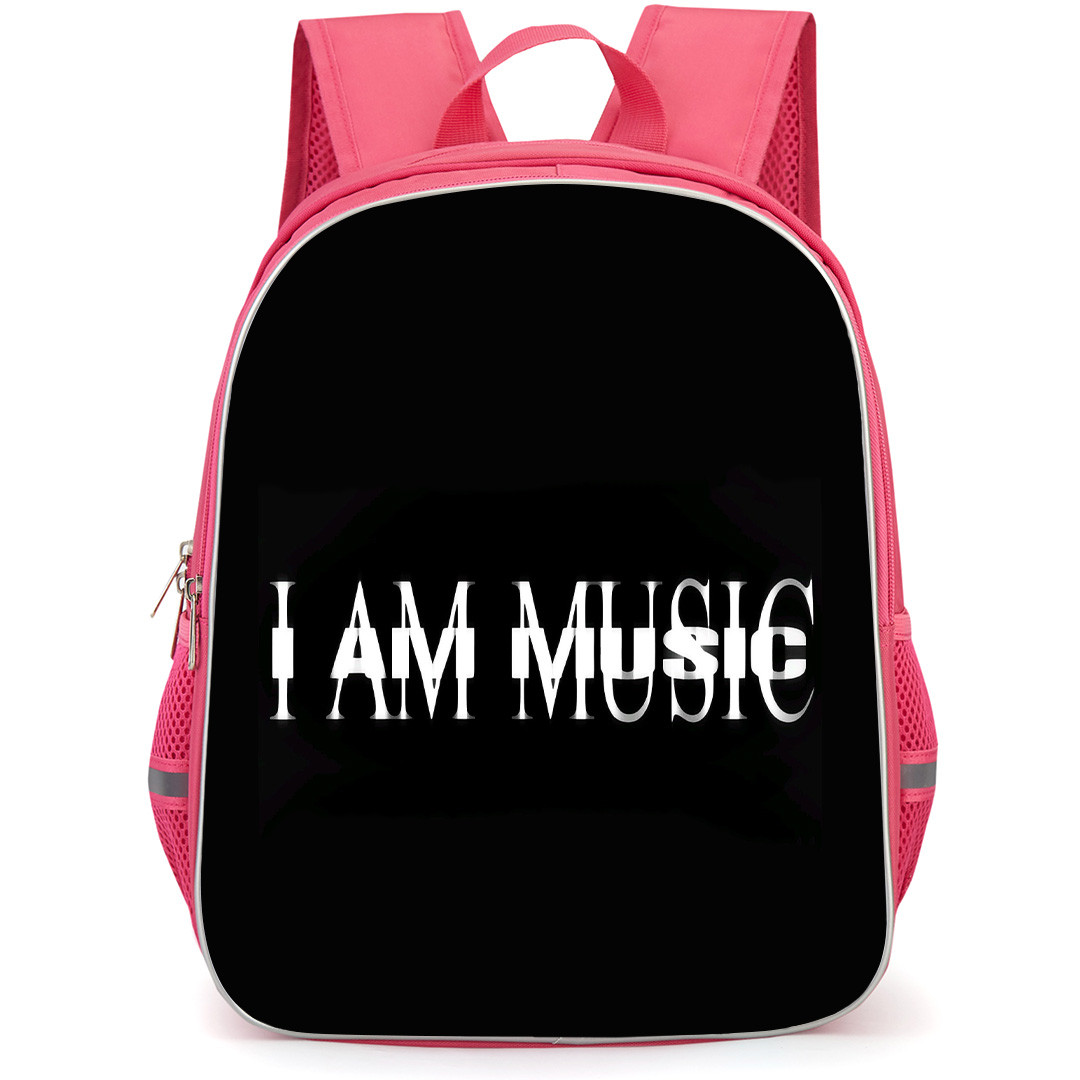 Playboi Carti Backpack StudentPack - Playboi Carti I Am Music Black And White Poster
