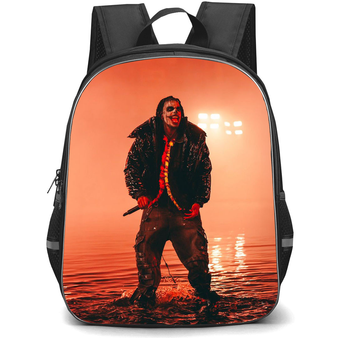 Playboi Carti Backpack StudentPack - Playboi Carti Screams Poster