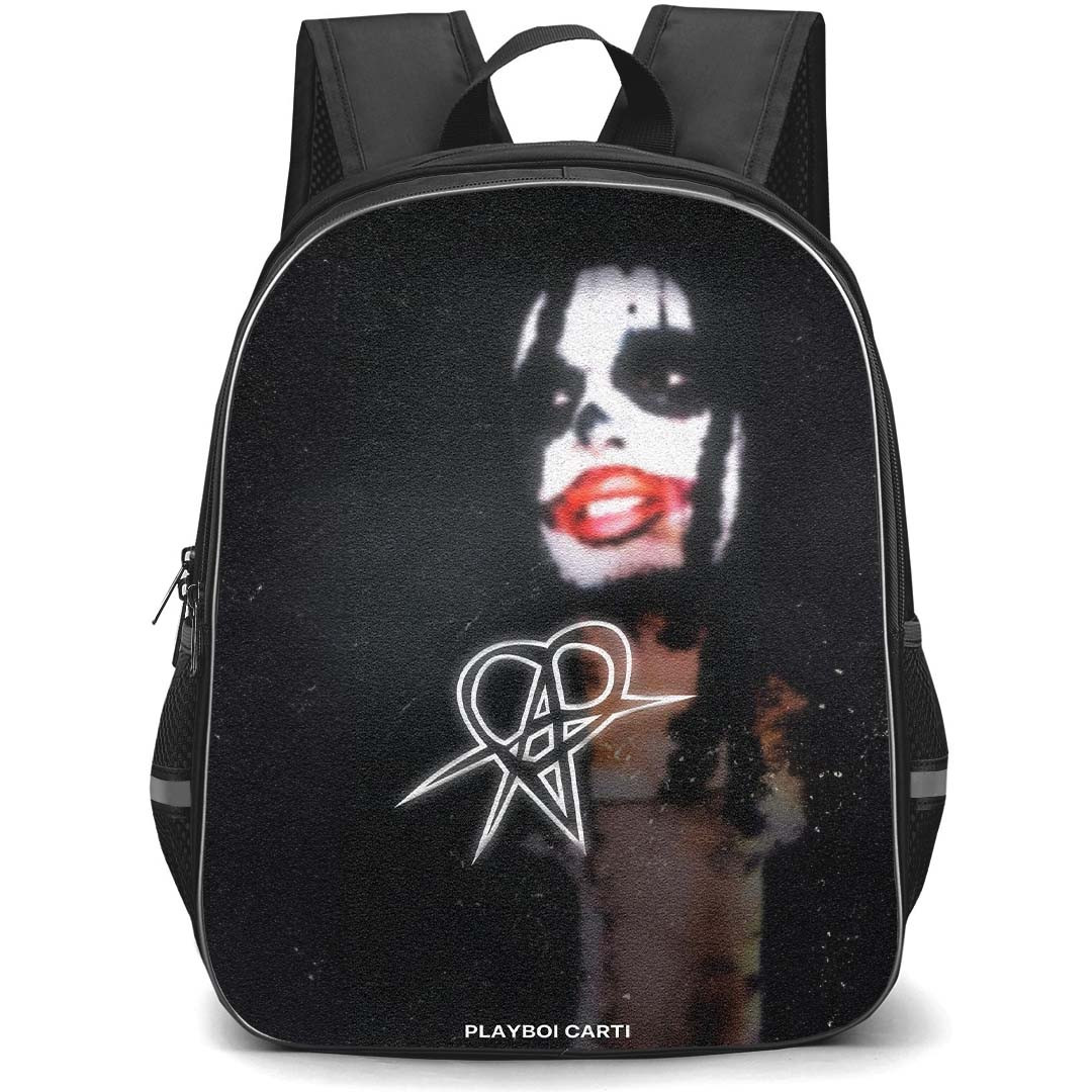 Playboi Carti Backpack StudentPack - Playboi Carti Stop Breathing Poster
