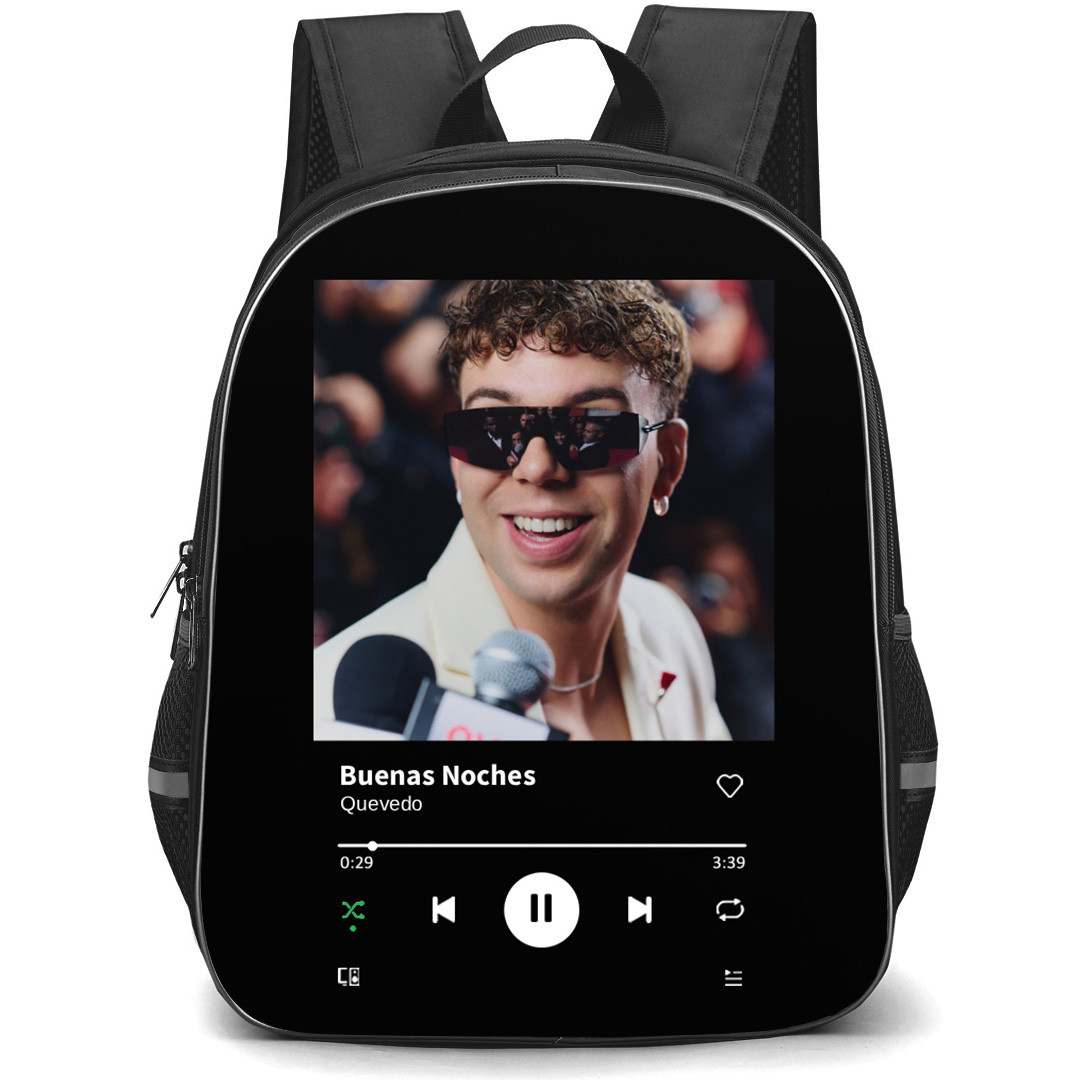 Quevedo Backpack School Bag StudentPack - Quevedo Buenas Noches Album Cover