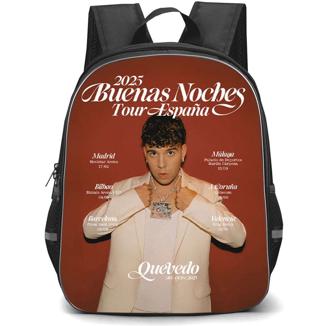 Quevedo Backpack School Bag StudentPack - Quevedo Buenas Noches Tour Espana Poster