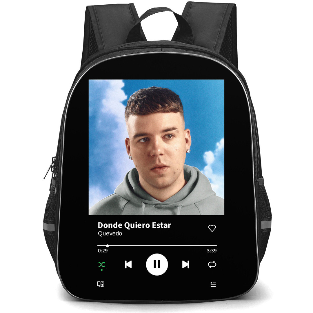 Quevedo Backpack School Bag StudentPack - Quevedo Donde Quiero Estar Album Cover
