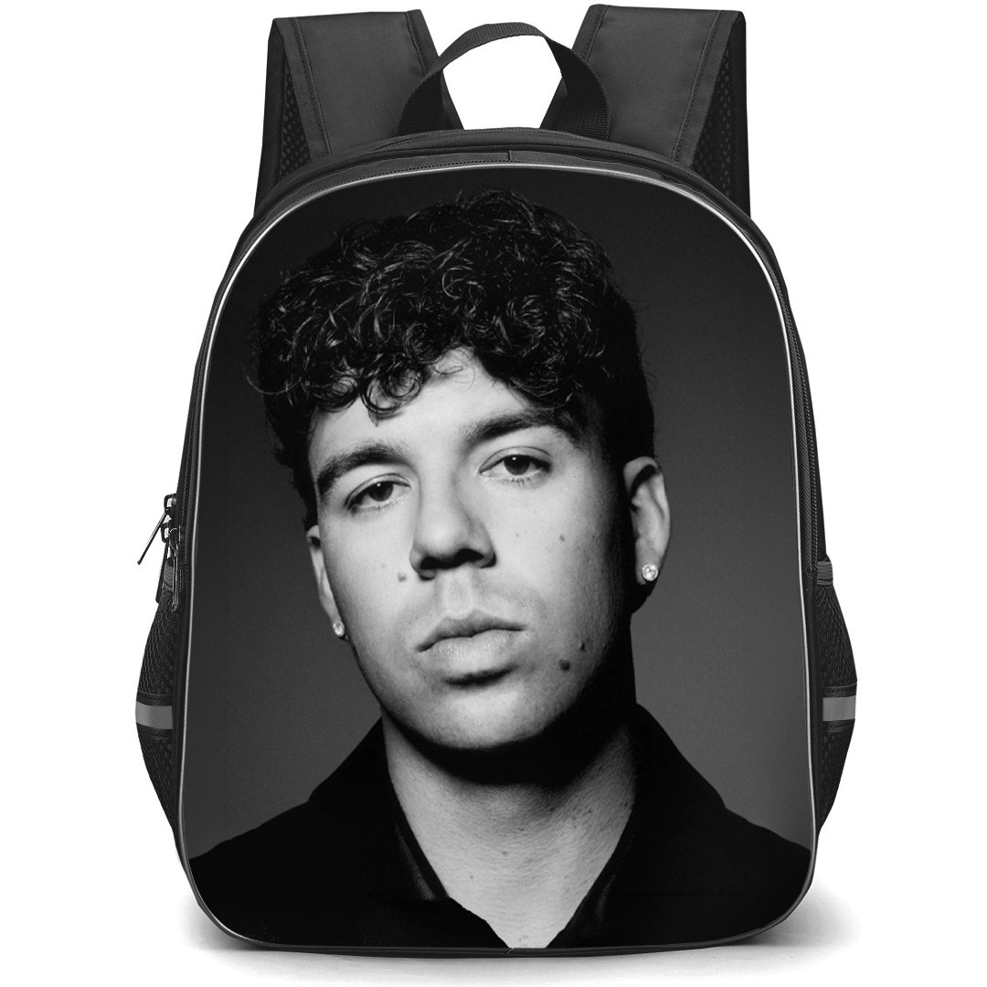 Quevedo Backpack School Bag StudentPack - Quevedo Portrait Greyscale