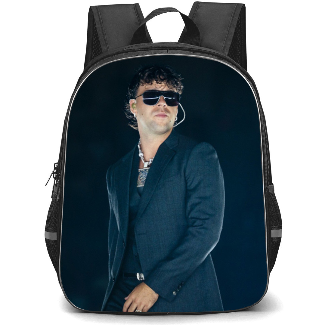 Quevedo Backpack School Bag StudentPack - Quevedo Side Portrait Black Background