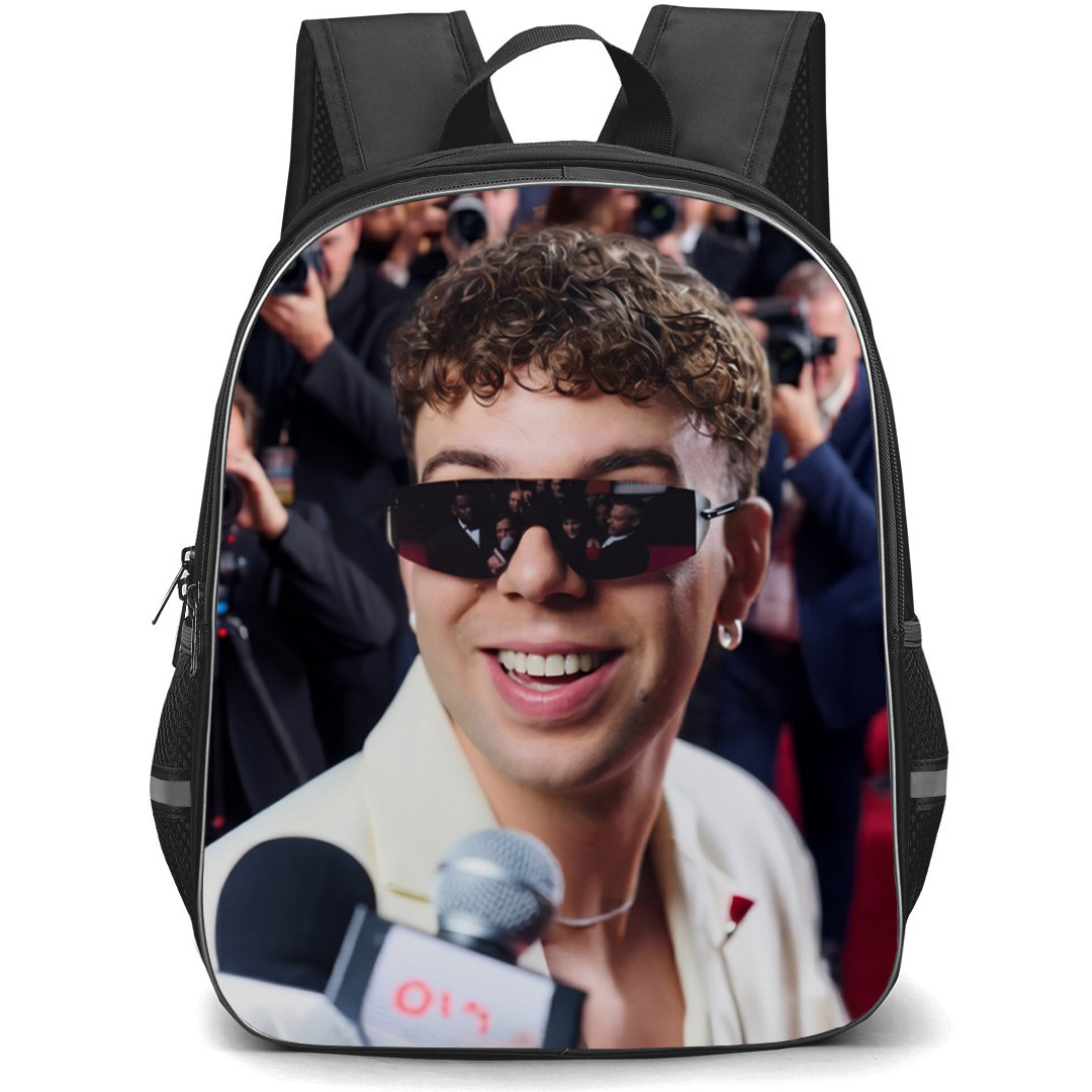 Quevedo Backpack School Bag StudentPack - Quevedo Smiling Red Carpet Background