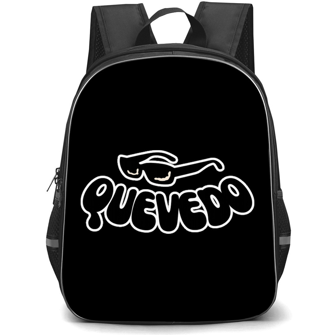 Quevedo Backpack School Bag StudentPack - Quevedo Sunglasses Logo