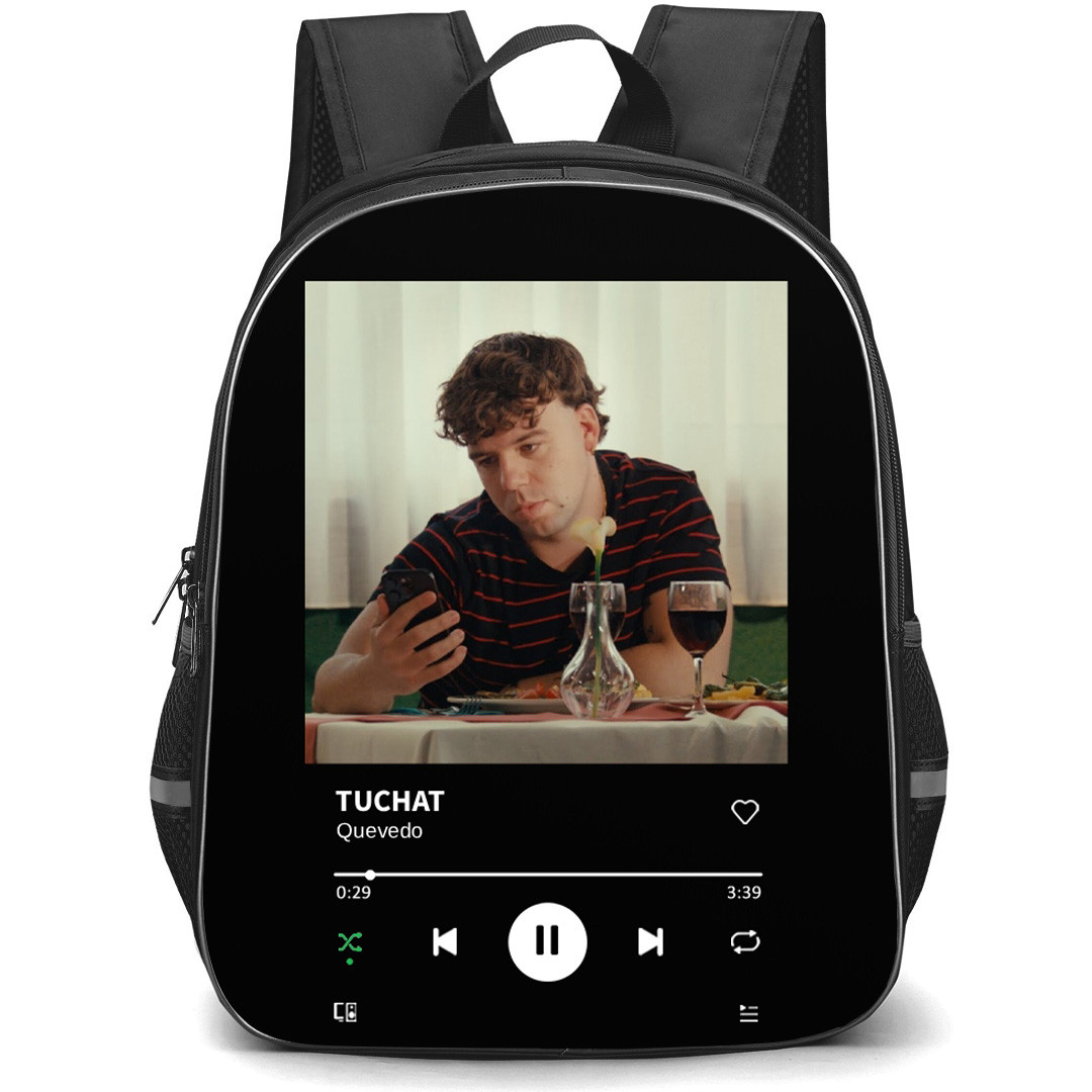 Quevedo Backpack School Bag StudentPack - Quevedo TUCHAT Cover Art