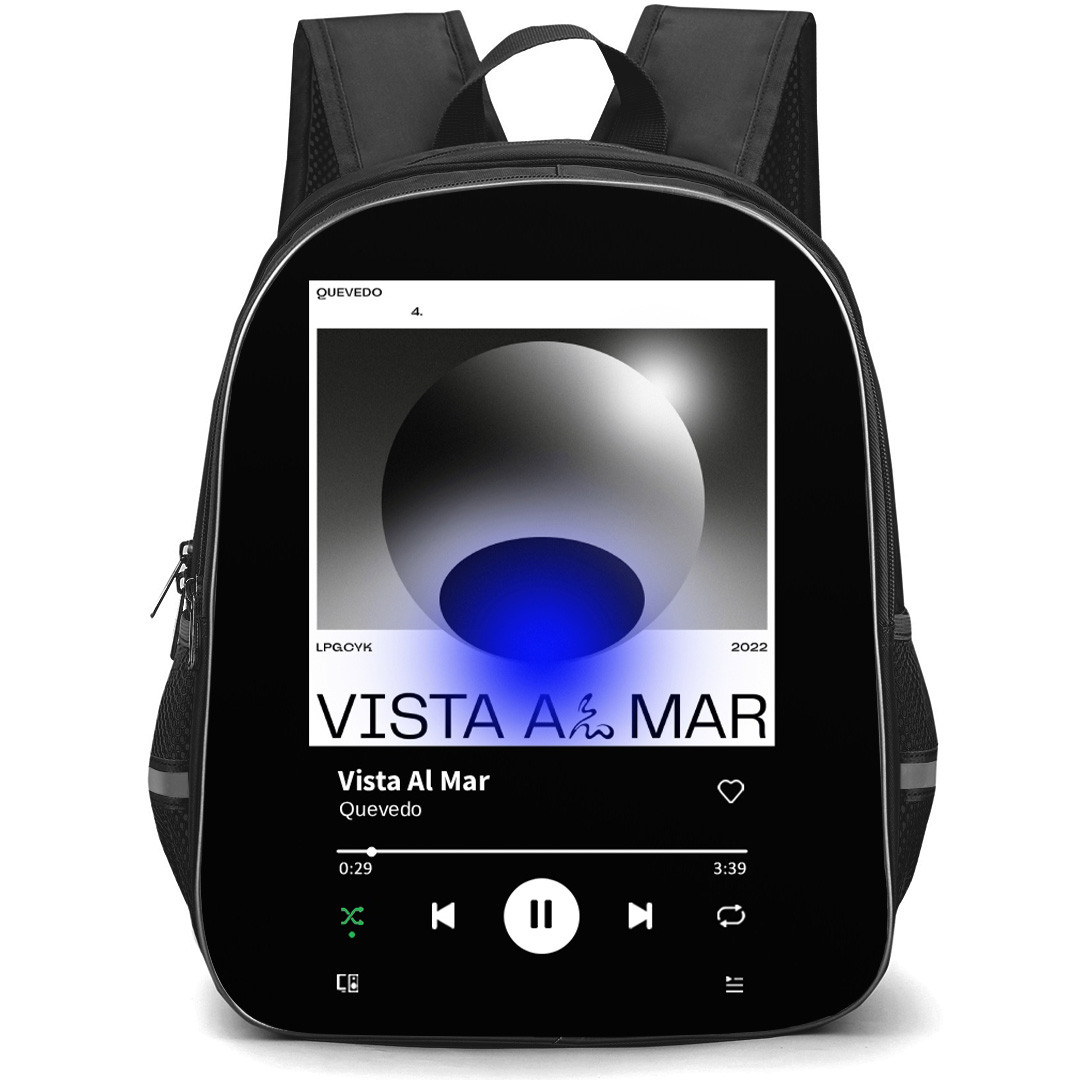 Quevedo Backpack School Bag StudentPack - Quevedo Vista Al Mar Album Cover