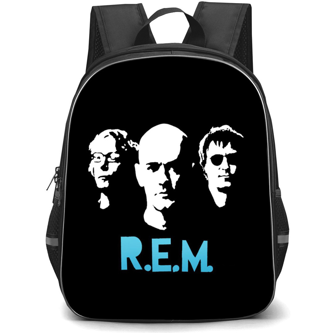 REM Backpack School Bag StudentPack - Fierce Portrait Black And White