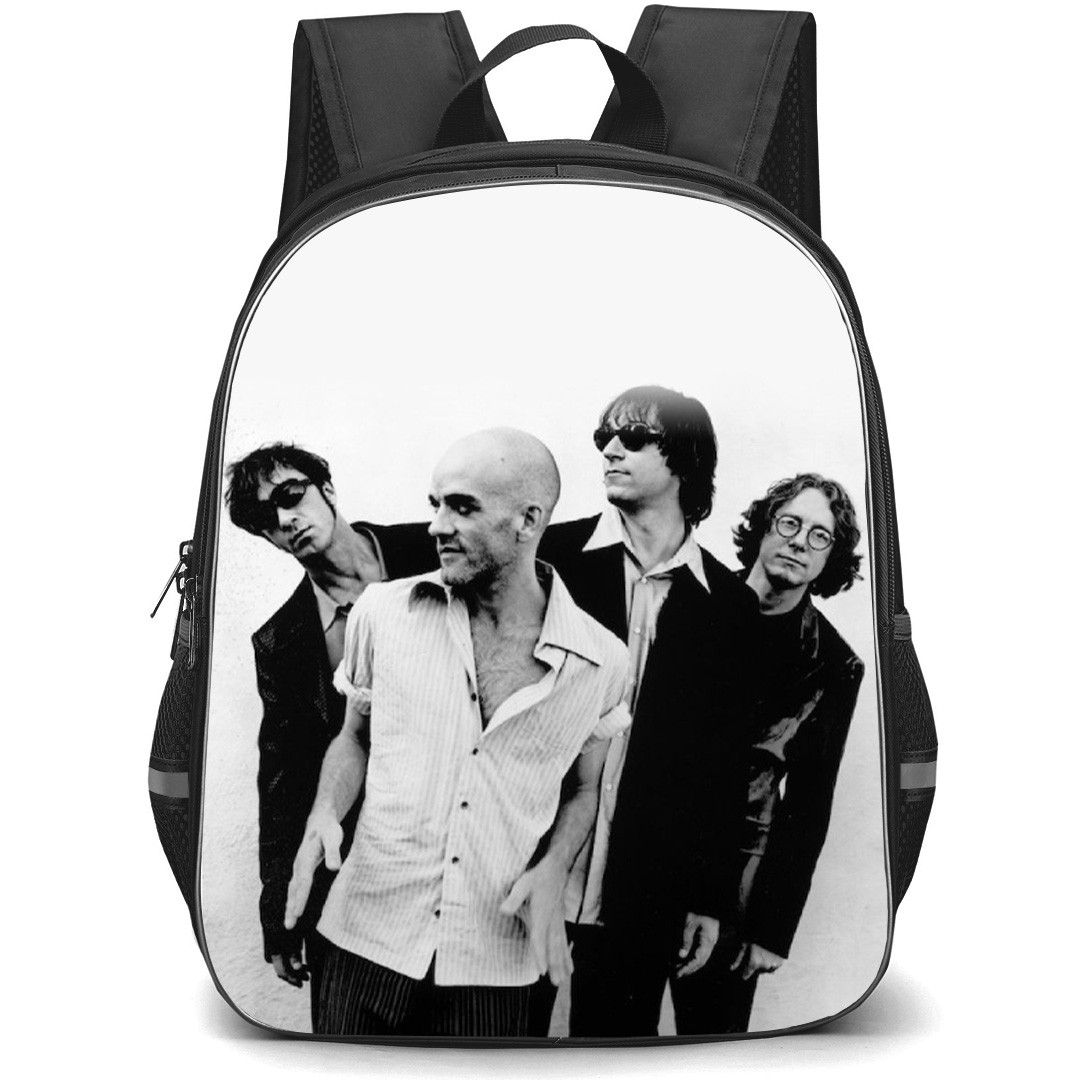 REM Backpack School Bag StudentPack - Fierce Suit Portrait Black And White