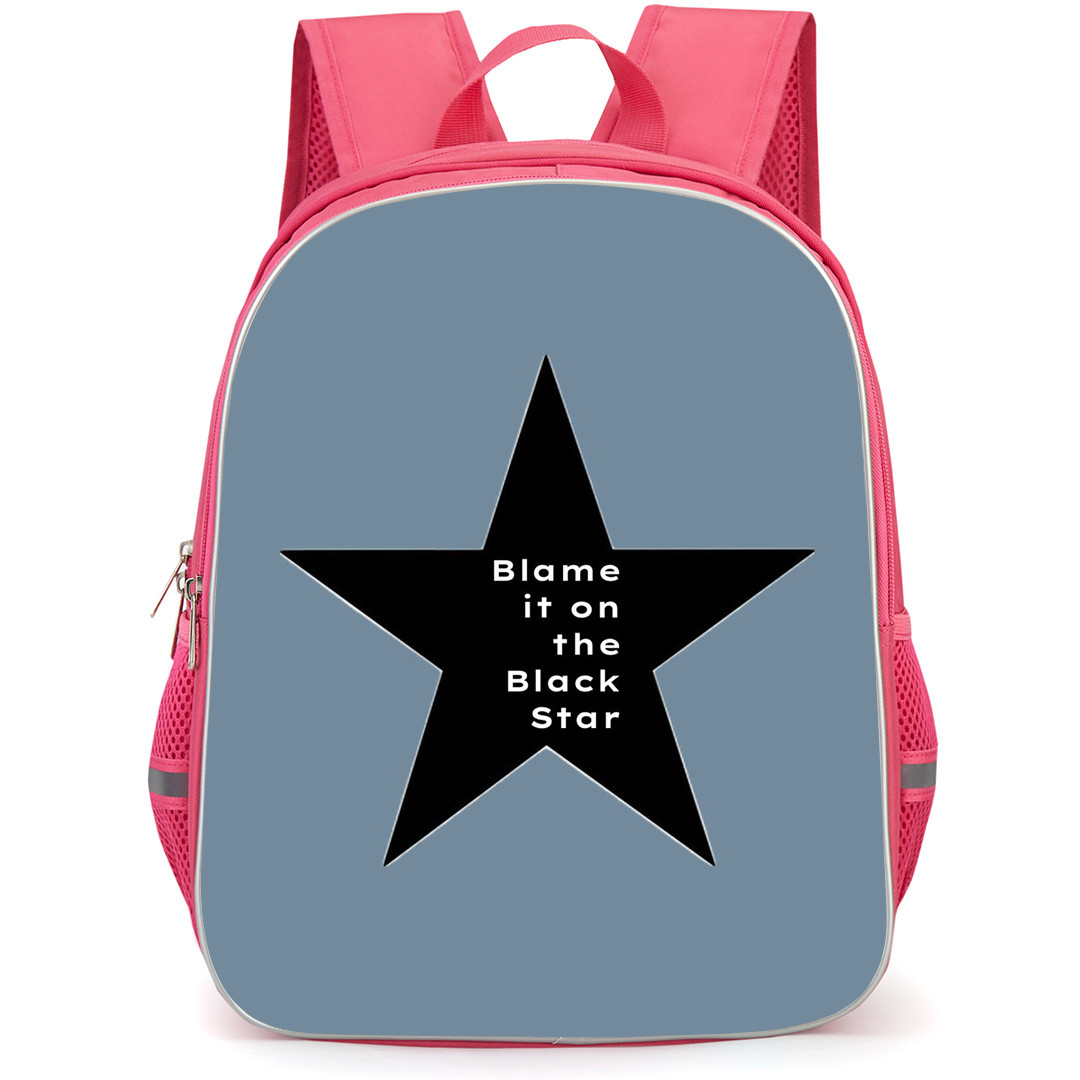Radiohead Backpack StudentPack - Radiohead Blame It On The Black Star Poster