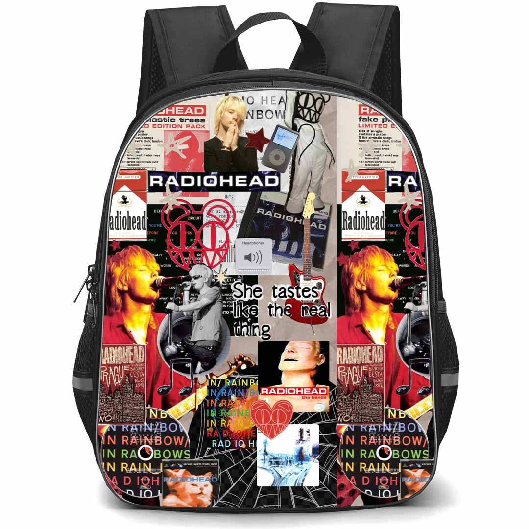 Radiohead Backpack StudentPack - Radiohead Collage Poster