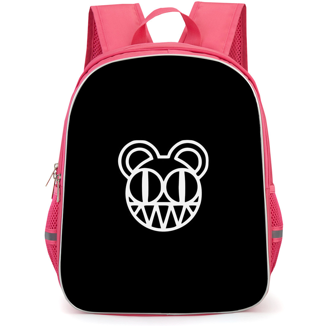 Radiohead Backpack StudentPack - Radiohead Logo On Black Background