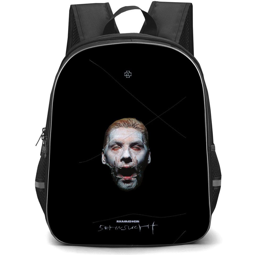 Rammstein Backpack School Bag StudentPack - Creepy Face Band Poster