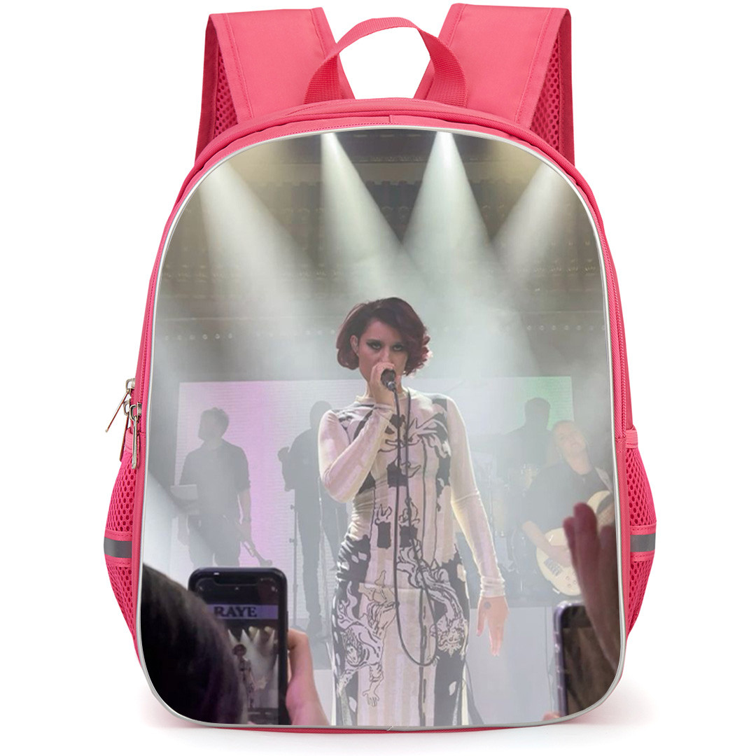 Raye Backpack School Bag StudentPack - Raye Performing Live Concert And Wearing Tower Maxi Dress Poster
