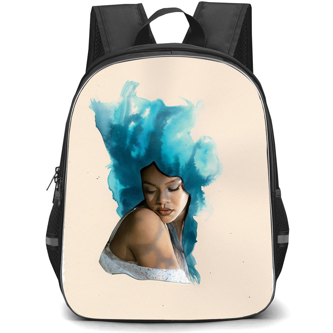 Rihanna Backpack StudentPack - Rihanna Artwork By Lorna Simpson
