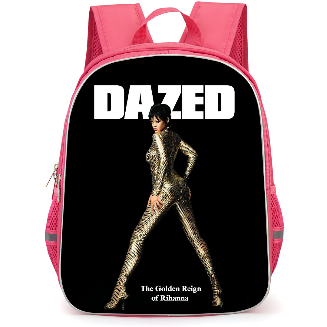 Rihanna Backpack StudentPack - Rihanna Dazed Magazine - The Golden Reigns cover