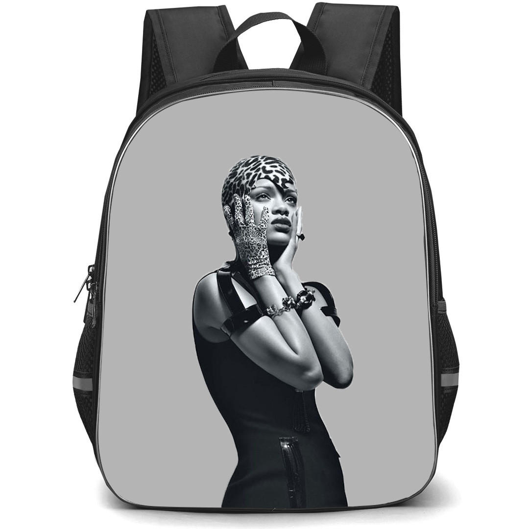 Rihanna Backpack StudentPack - Rihanna Grayscale Picture For W Magazine Sticker