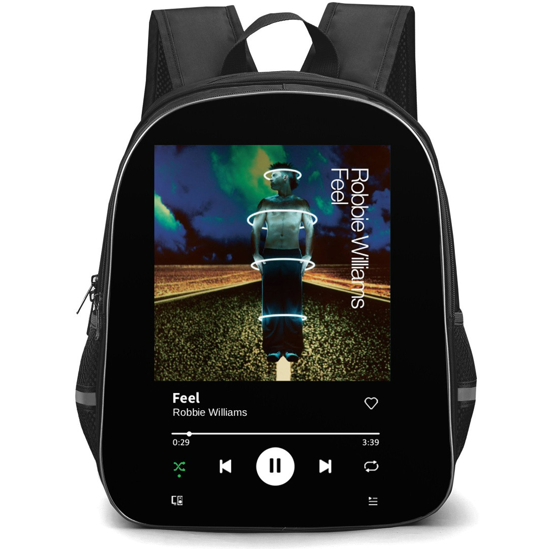 Robbie Williams Backpack School Bag StudentPack - Robbie Williams Feel Album Cover