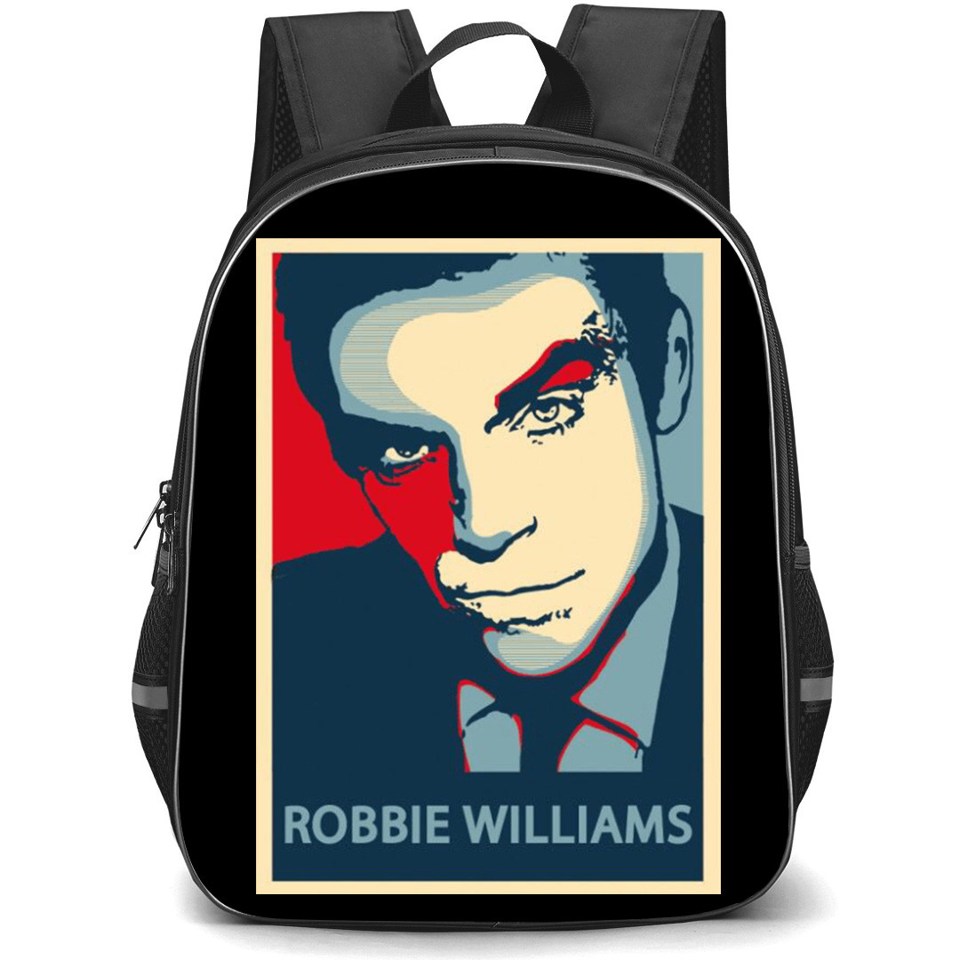 Robbie Williams Backpack School Bag StudentPack - Robbie Williams Pop Art Poster